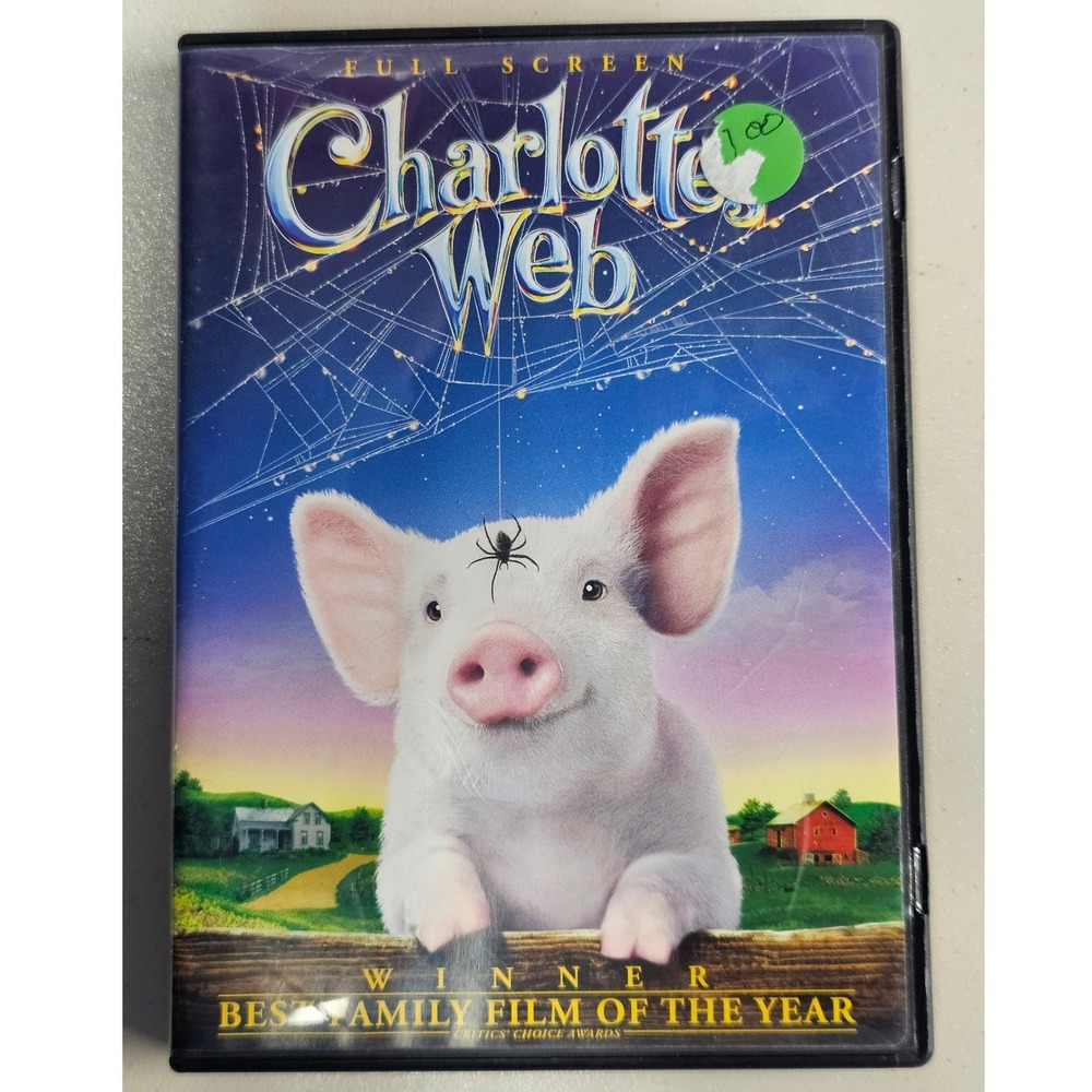 Charlottes Web DVD 2006 Full Screen Live Action Family Film Julia Roberts G